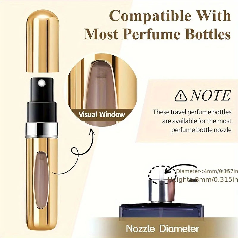 Mini Perfume Atomizer – Refillable Travel Spray Bottle