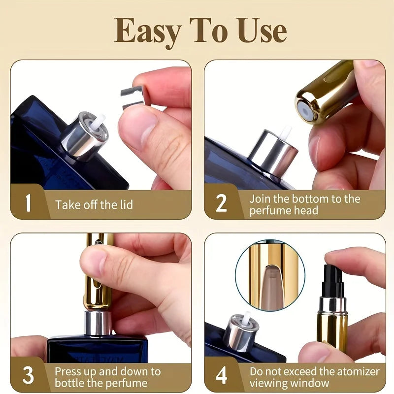 Mini Perfume Atomizer – Refillable Travel Spray Bottle